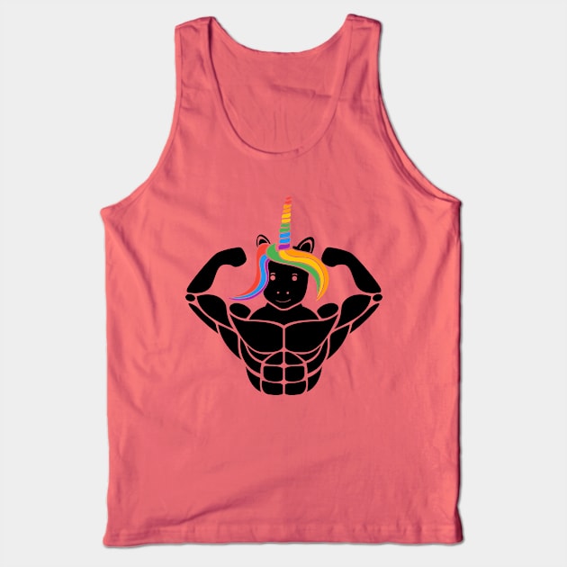 Unicorn Flexing Tank Top by Trans Action Lifestyle